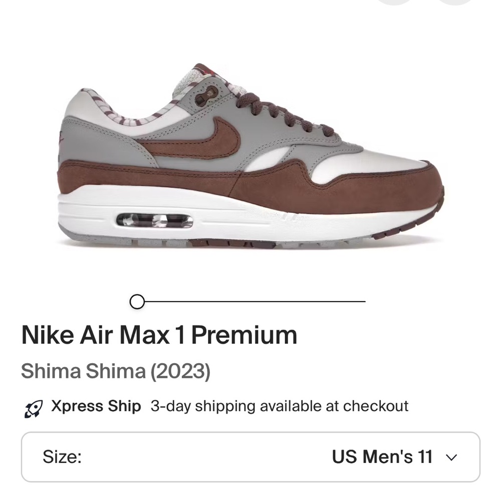 Nike Air Max- Shima Shima- Brown and Gray Sneakers Premium Edition